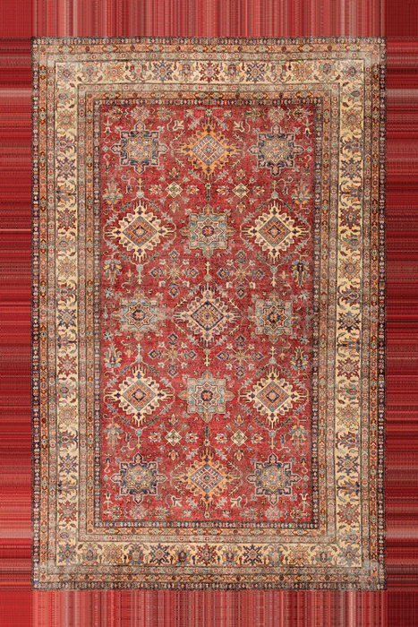 Conceptum Alfombra Multicolor 50 x 80 cm con Impresión 3D Conceptum Alfombra Multicolor 50 x 80 cm con Impresión 3D